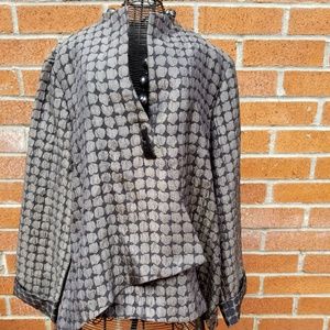 I.C. by Connie K asymmetrical jacket/cover up copp